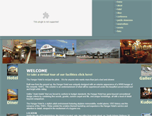 Tablet Screenshot of hangarhotel.com